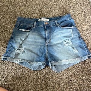 Woman’s Levi High Rose Shorts. Size 12. NEVER WORN.